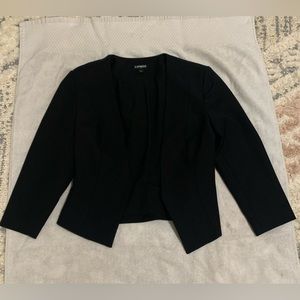 Express Cropped Angled Blazer